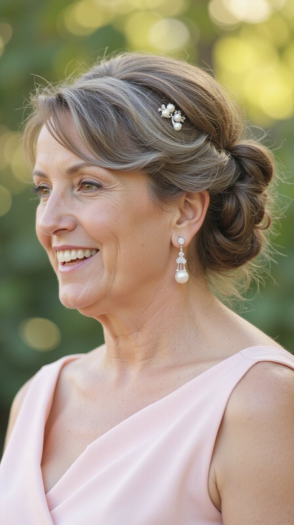 elegant updo for all