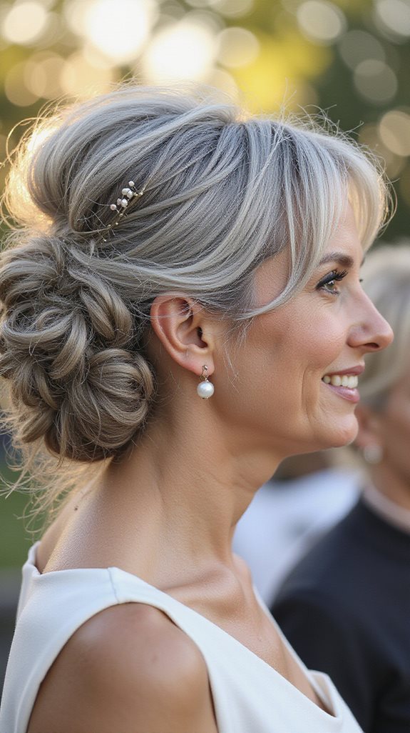 elegant updos for thinning hair