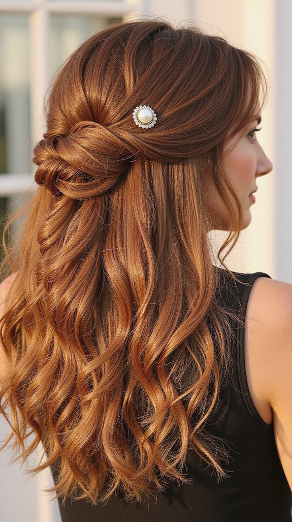 elegant versatile half up hairstyles