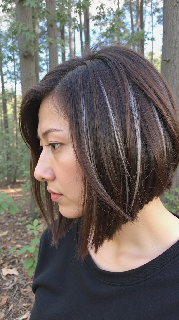fierce angular bob hairstyle
