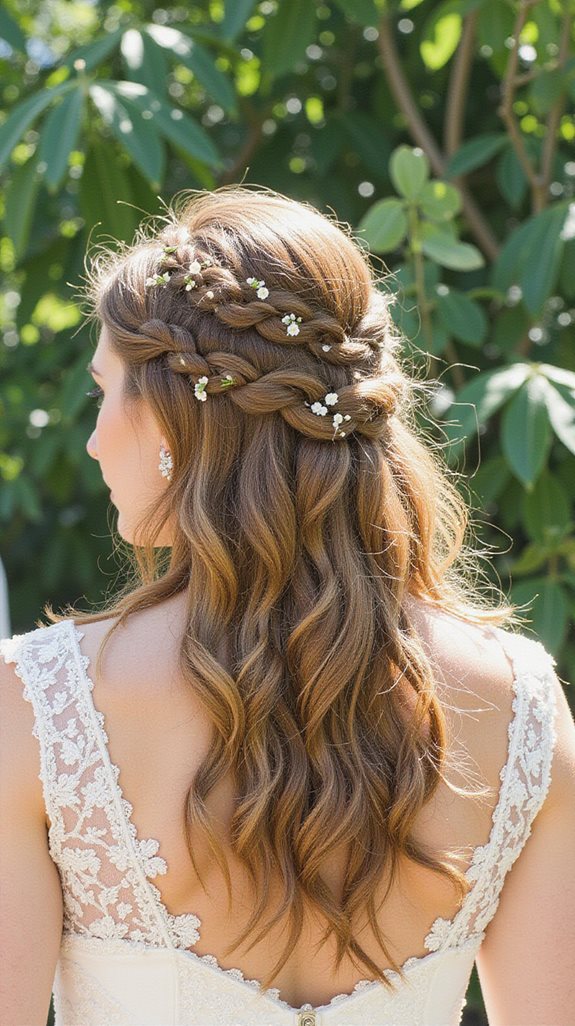 flowing waterfall braid style