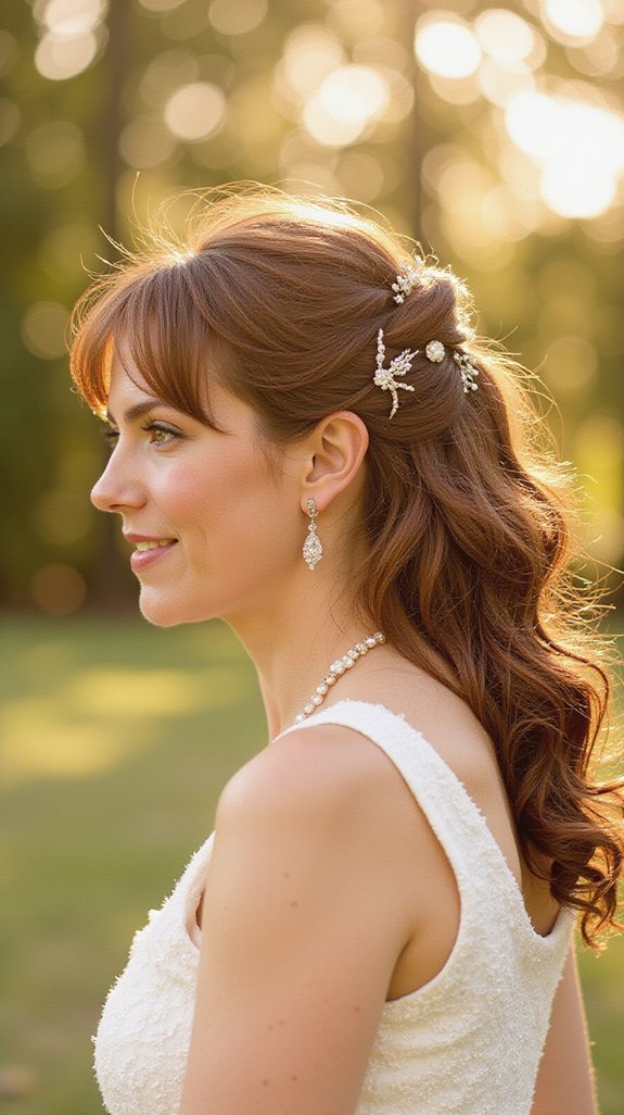 long lasting half up hairstyles