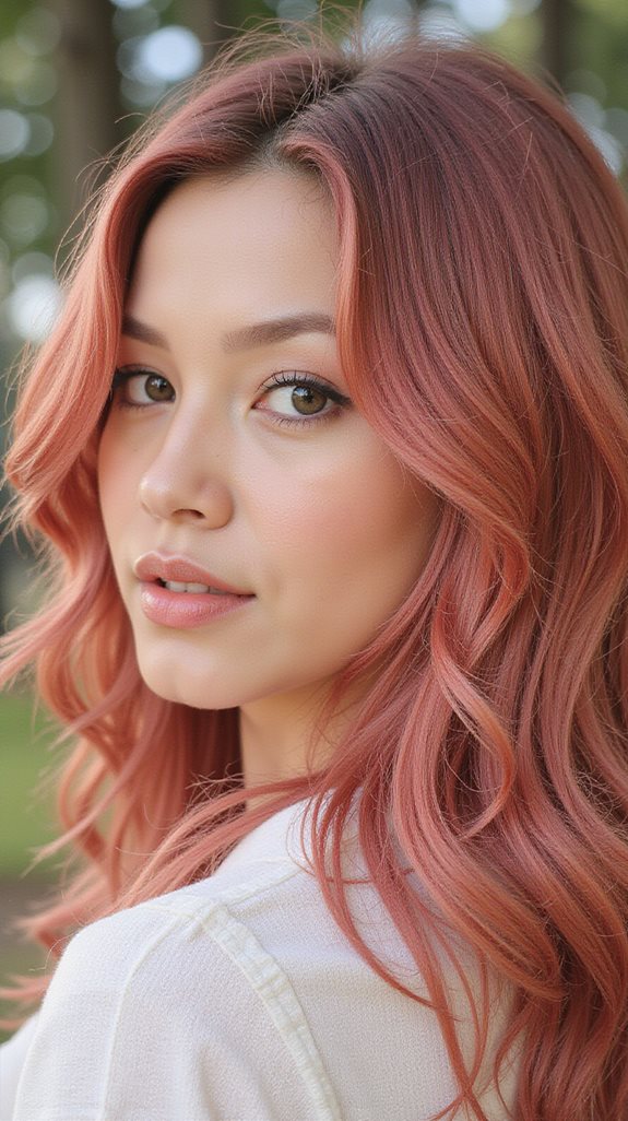 romantic soft rose red