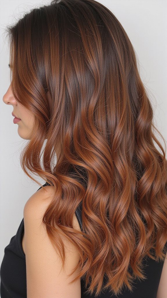 seamless chestnut brown blend