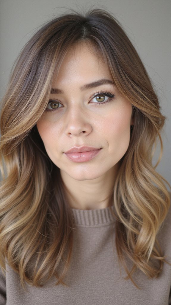 soft blended brunette elegance