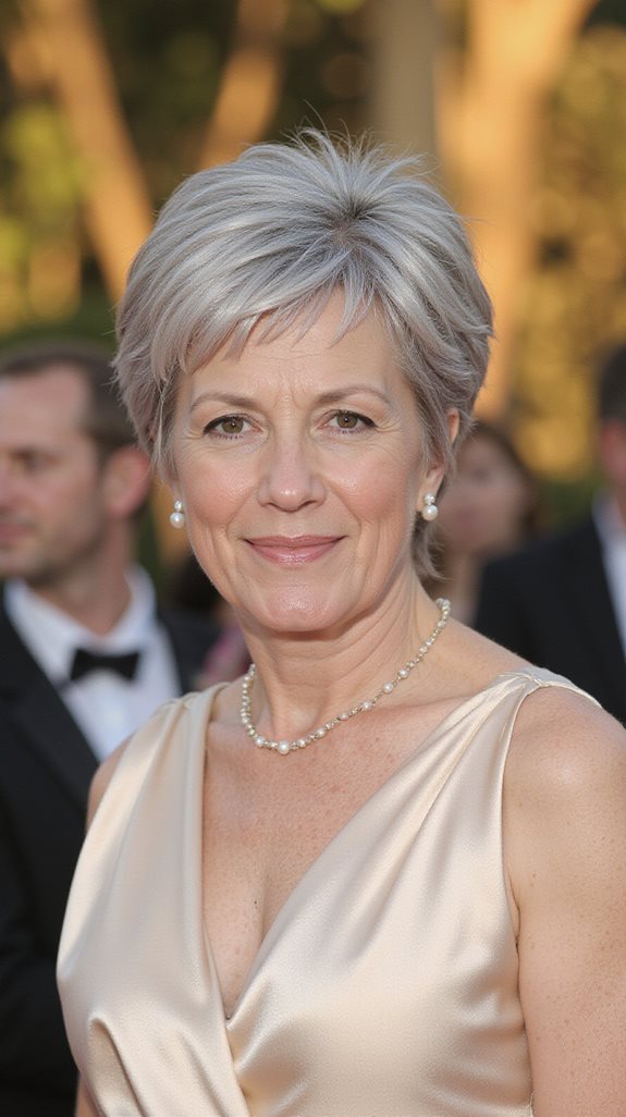 stunning short gray hairstyles