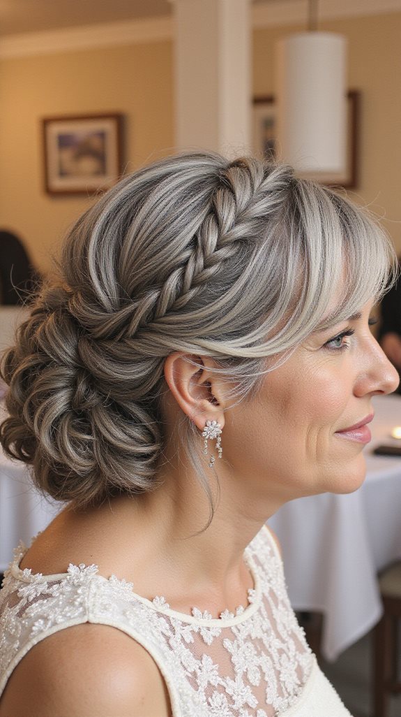 textured twisted rope updos