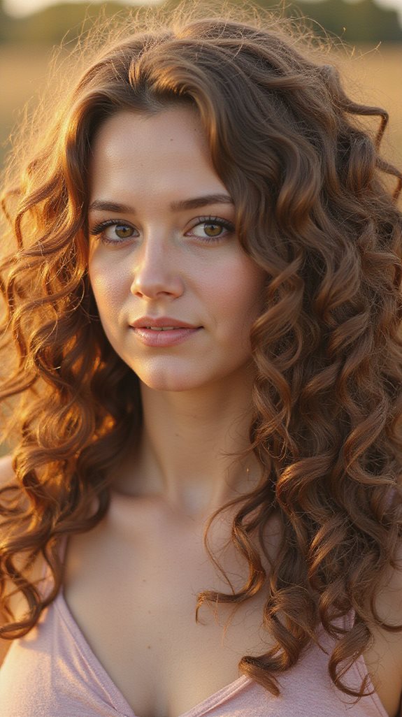timeless romantic loose curls