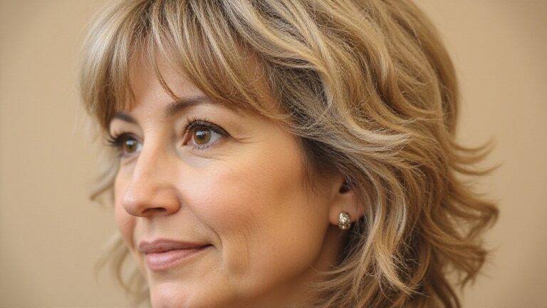 trendy shag hairstyles for seniors