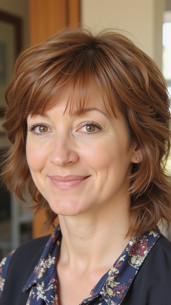 versatile low maintenance shag hairstyle