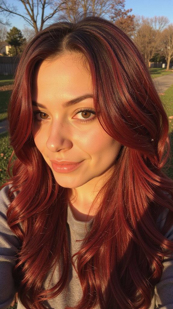 vibrant mahogany for medium skin