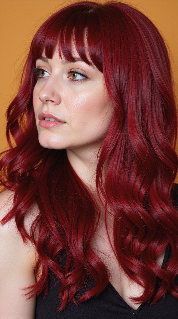 vibrant ruby red maintenance