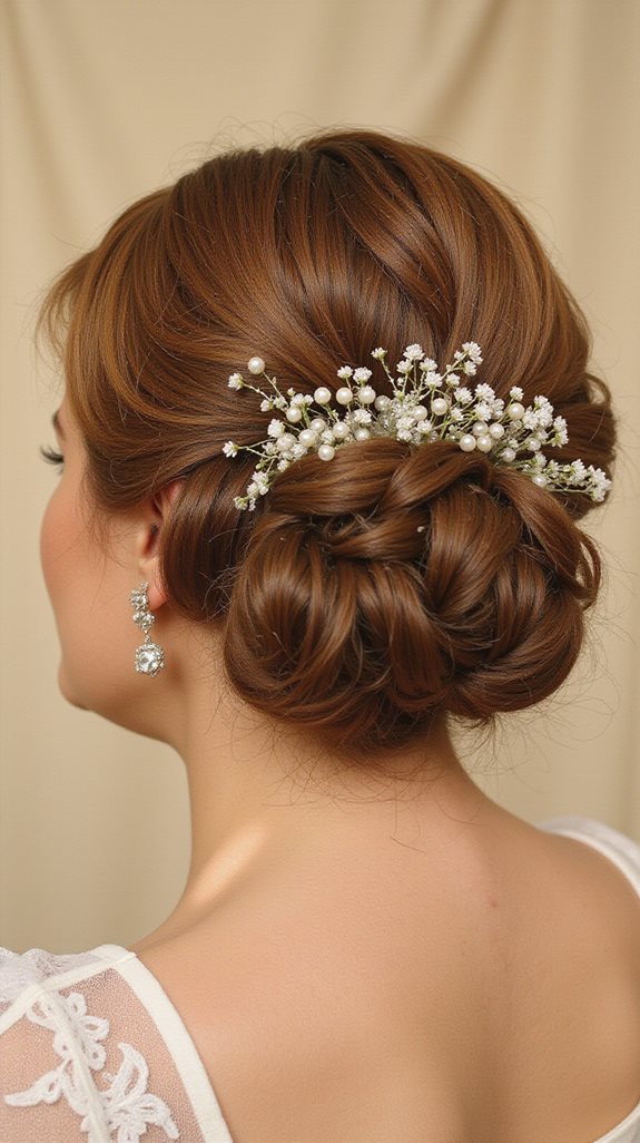 vintage victory rolls elegance