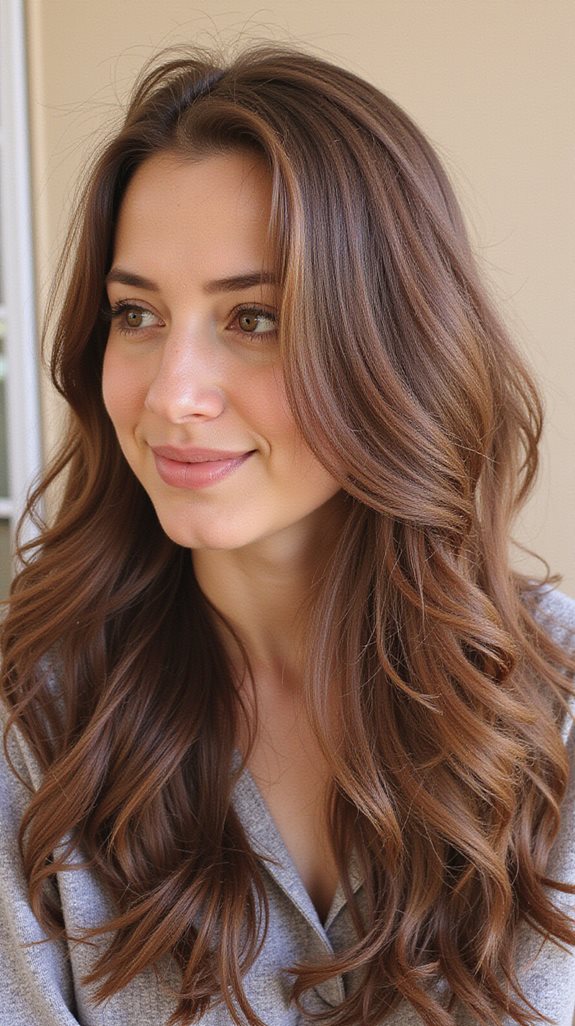 wispy layers enhance facial features