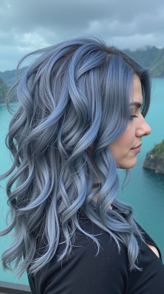 wolf inspired textured hair