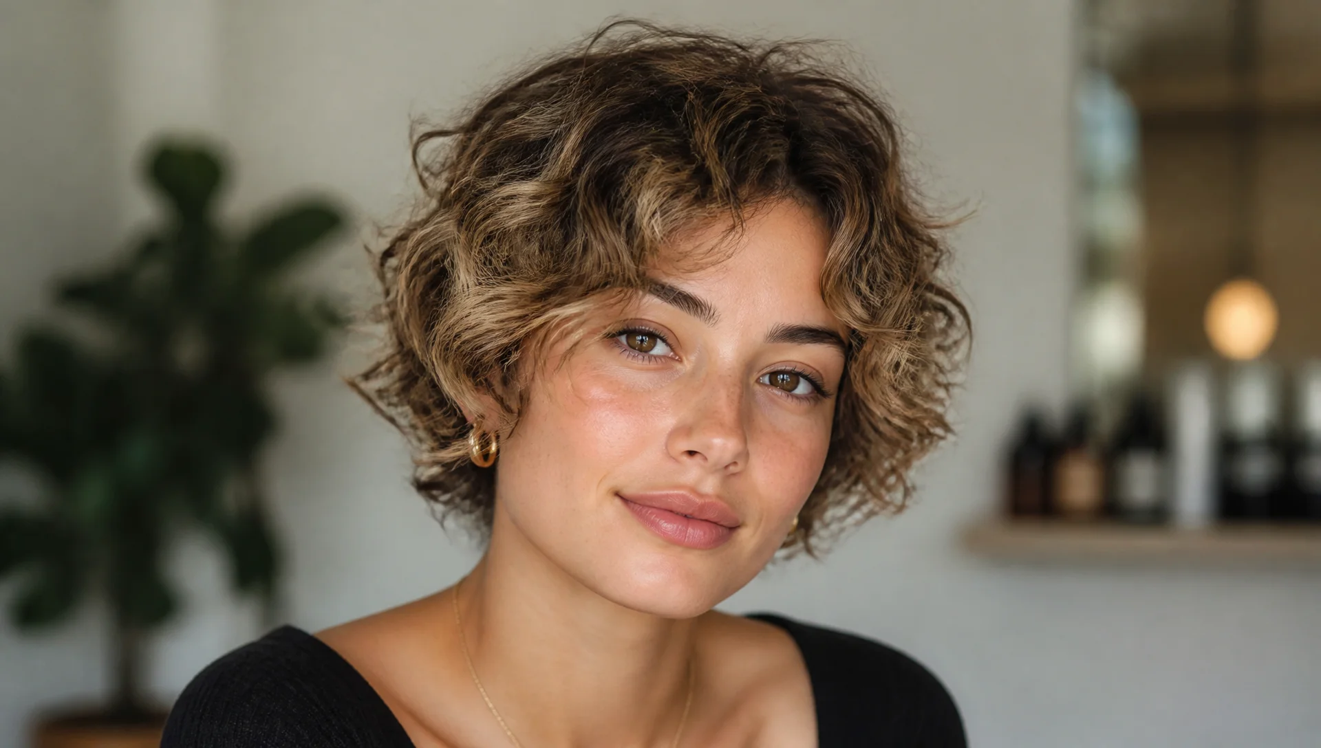 Curly Bixie Cuts