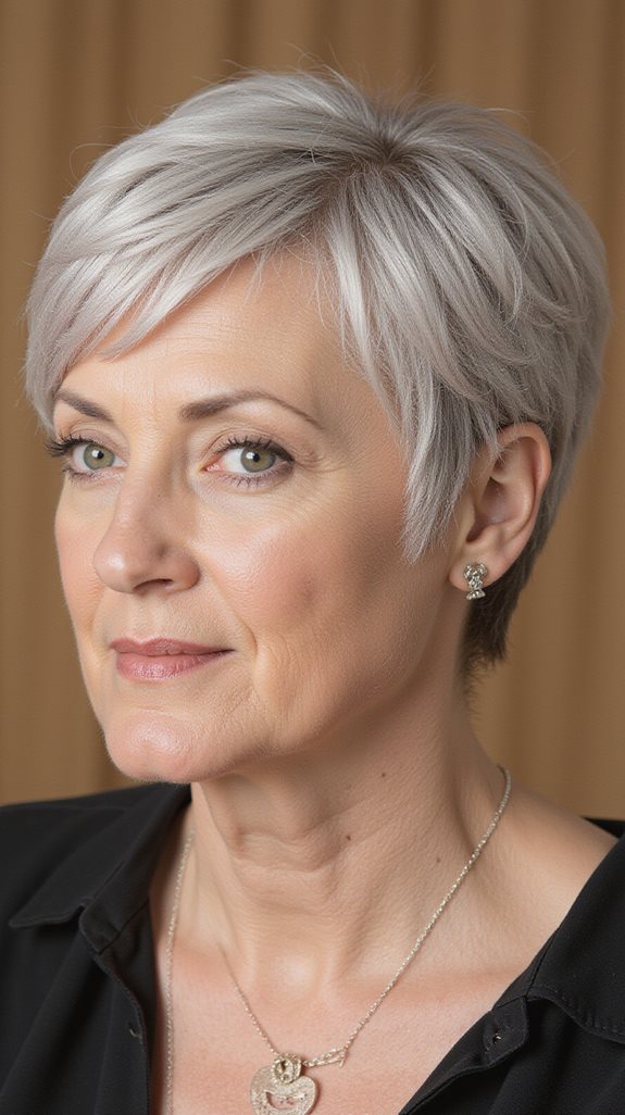 asymmetrical pixie haircut confidence