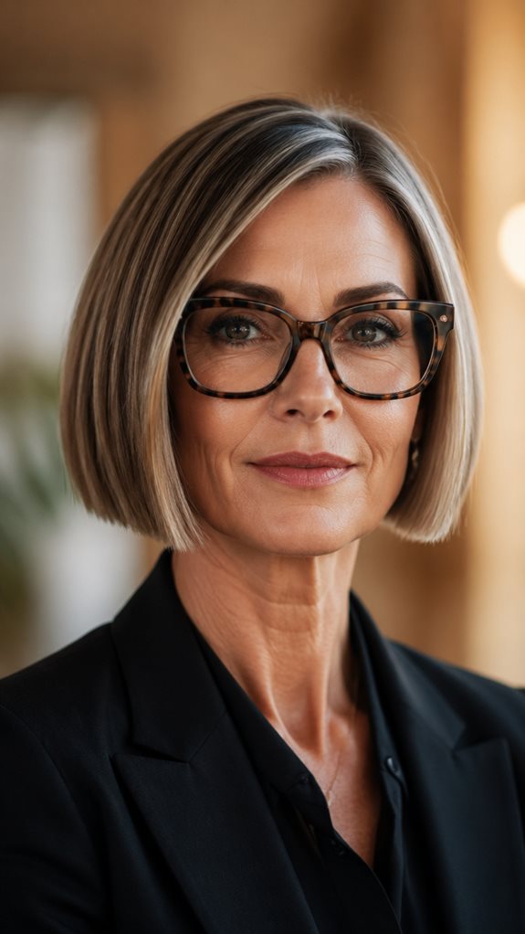 blunt bob bold frames