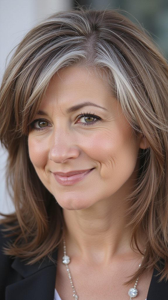 bold asymmetrical layered bob