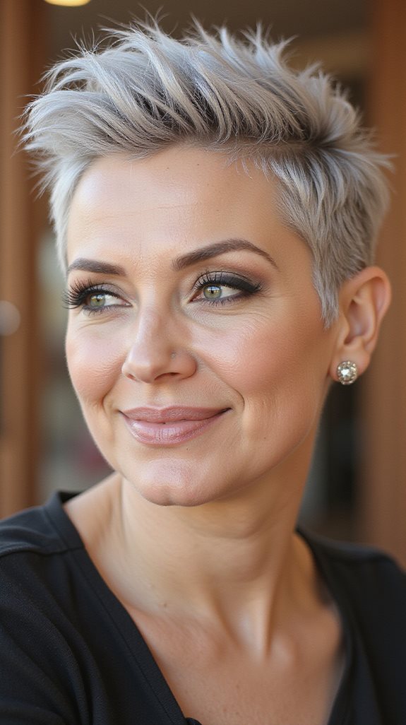 bold edgy pixie cut