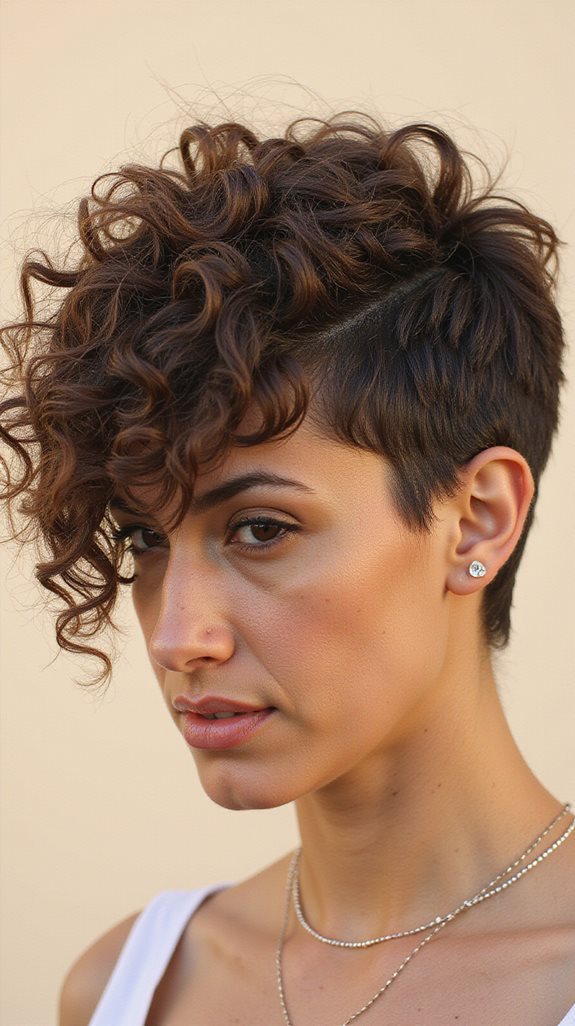 bold wavy asymmetrical bixie