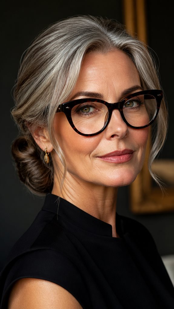 chic low bun versatility