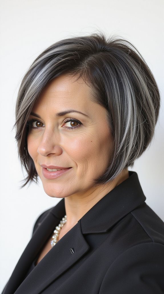 confident powerful bob hairstyle