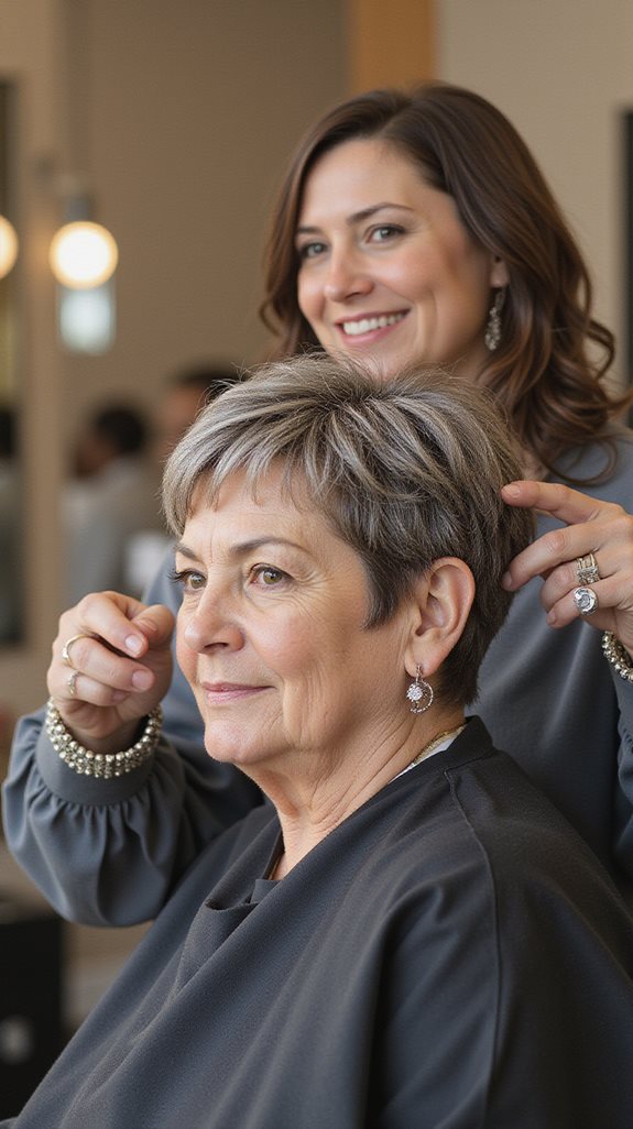 confidently communicate bixie cut