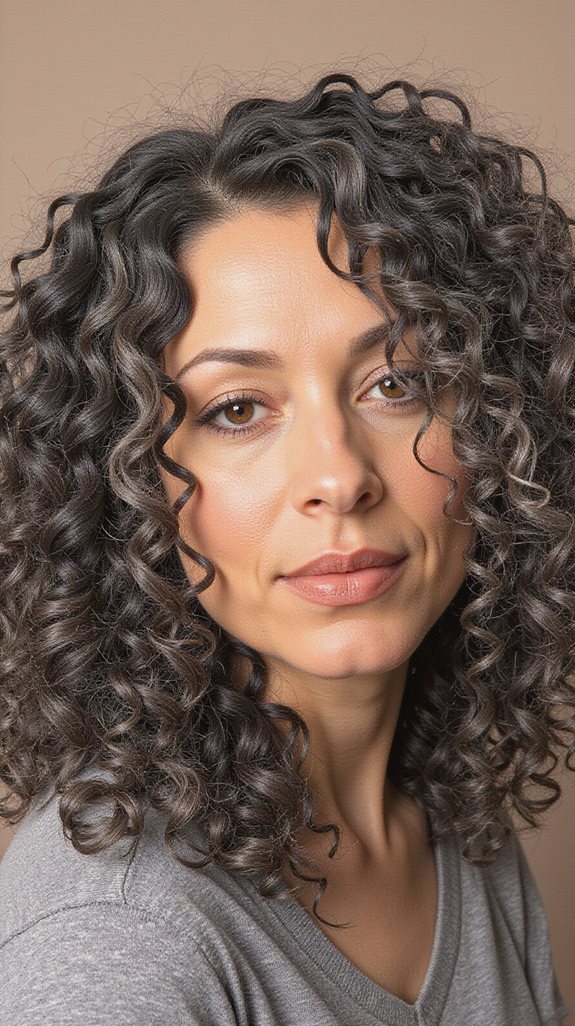 curly hair layering techniques