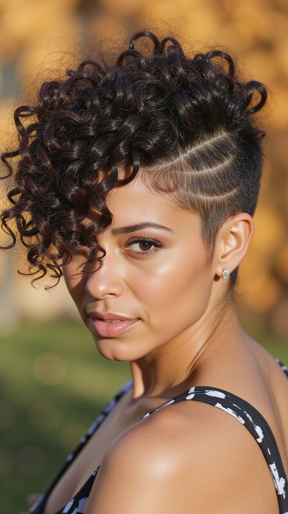 disconnected bold textured cut