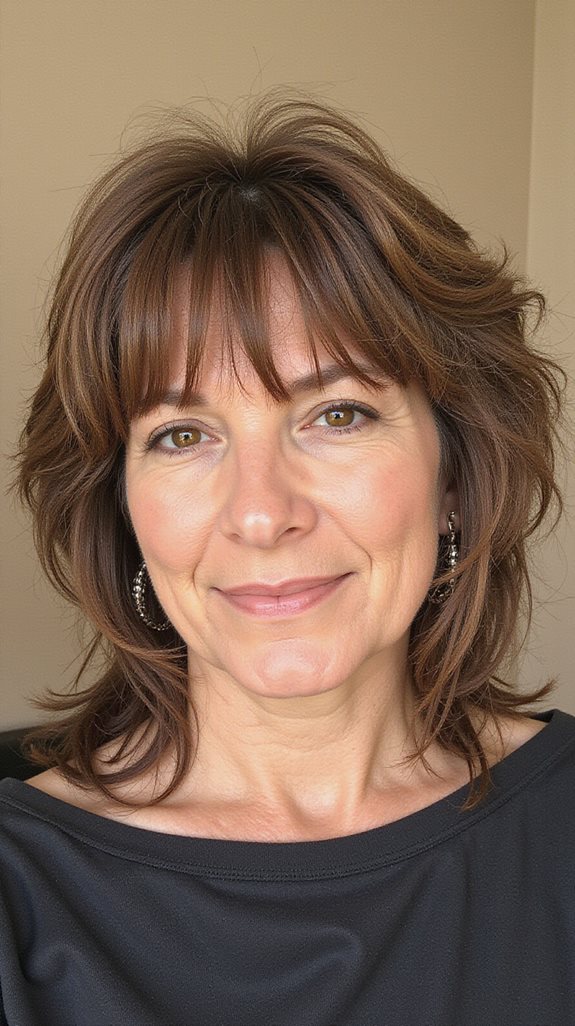 effortless cool shag hairstyle