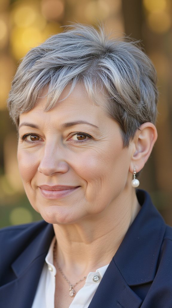 effortless low maintenance pixie cut