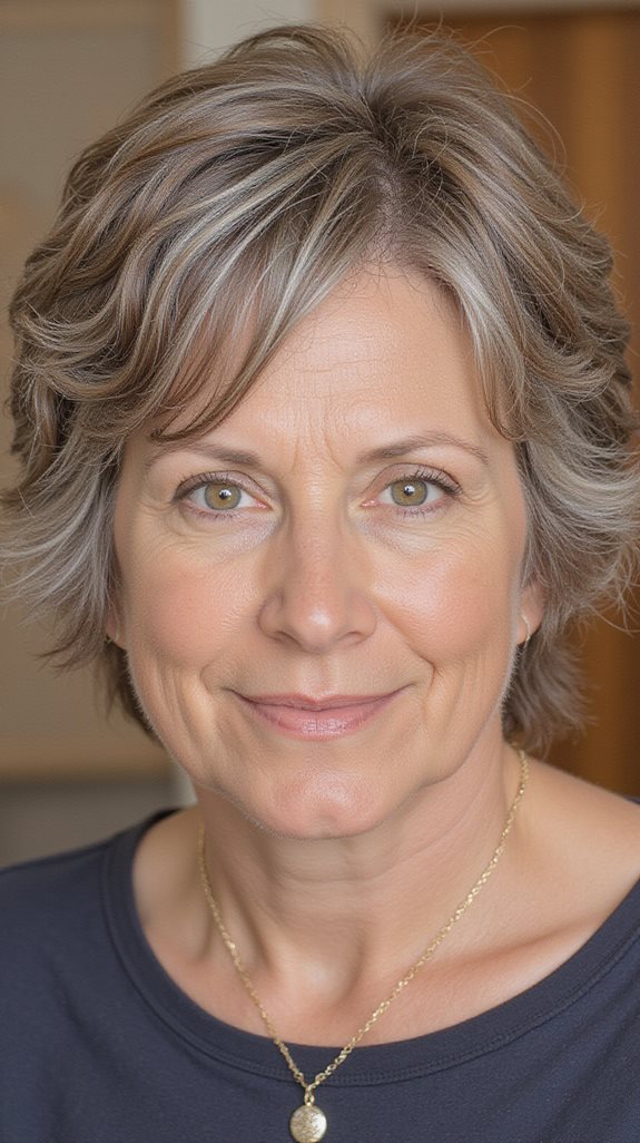 effortless wavy bixie hairstyles