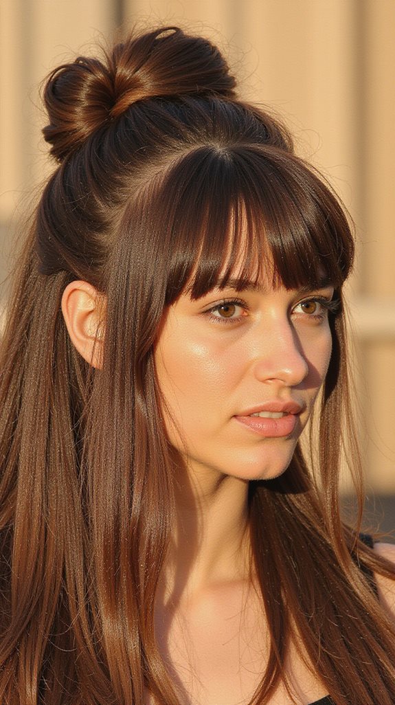 elegant half up hairstyle tutorial