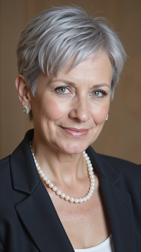 elegant pixie bob hairstyle