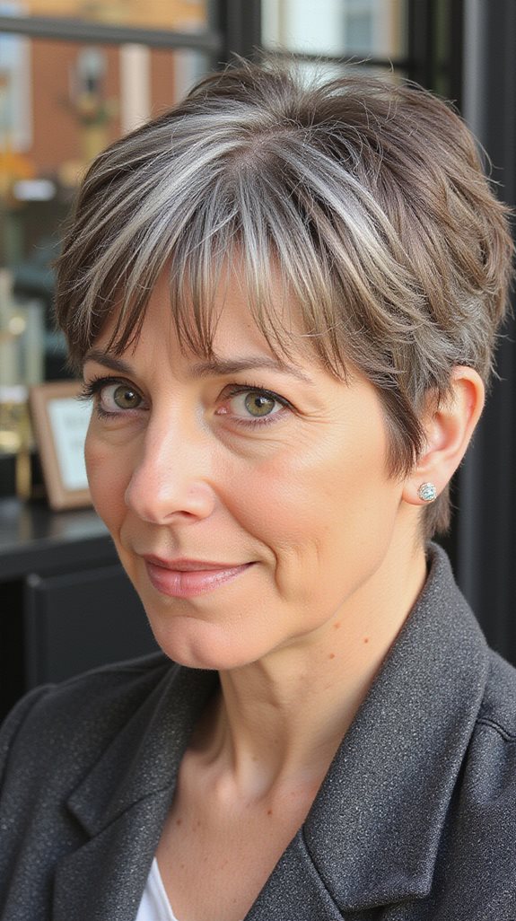 flattering bangs for maturity