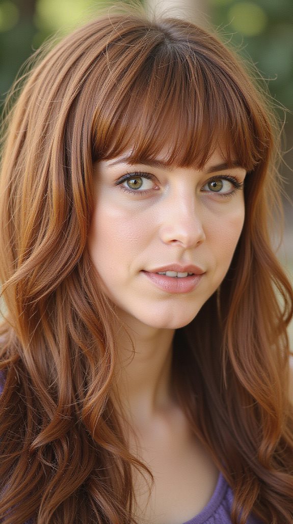 flattering curtain bangs techniques