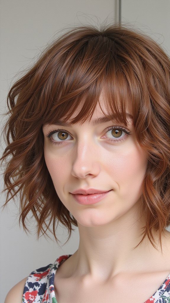 layered curtain bangs technique