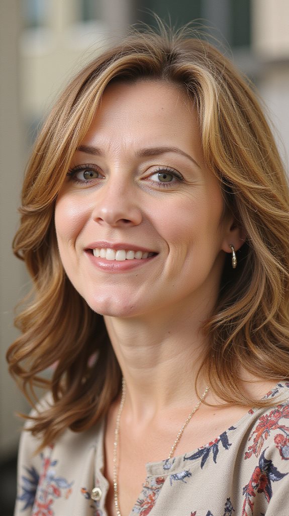 lifting vibrant face framing highlights