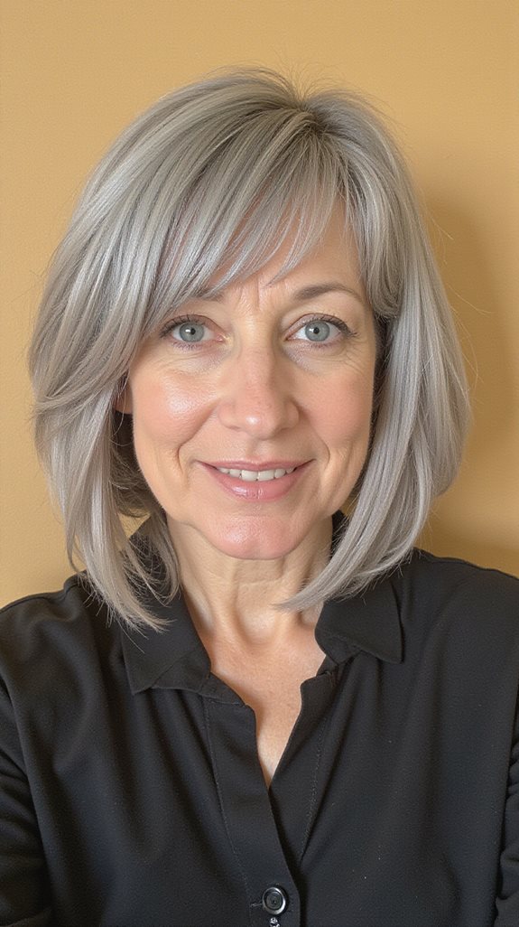 modern blunt bob style