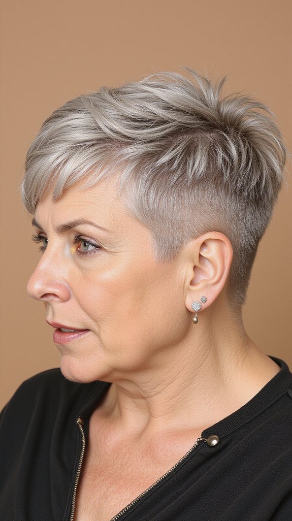 modern undercut bixie style