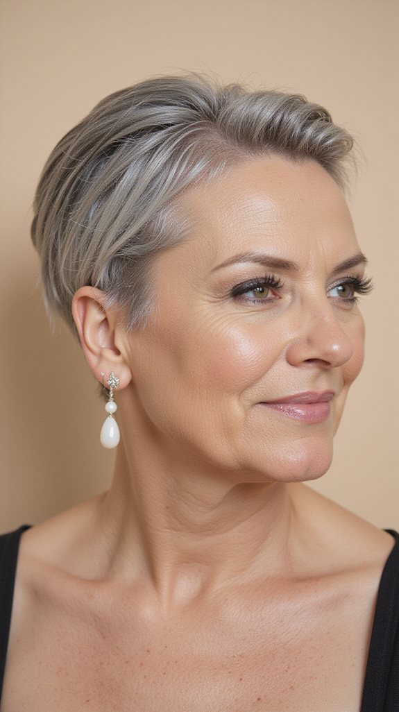 sleek polished low maintenance hairstyle