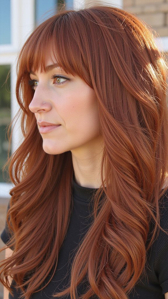 vibrant curtain bangs techniques