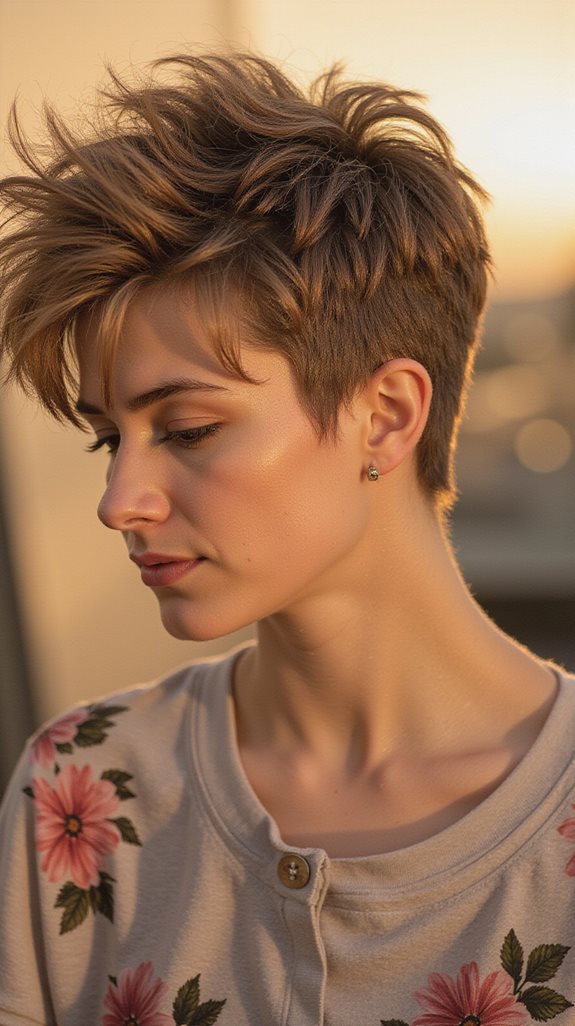 voluminous feathered hairstyle technique