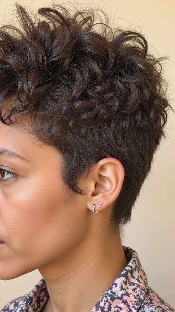 wispy textured bouncy haircut