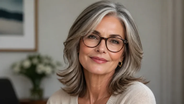 23 Hairstyles Over 50 With Glasses That Refresh Your Entire Look