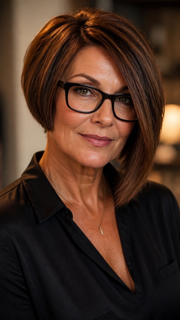 bold asymmetrical bob hairstyle