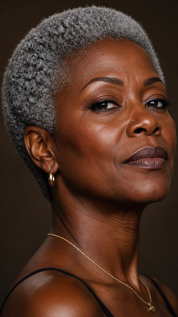 bold gray hair empowerment
