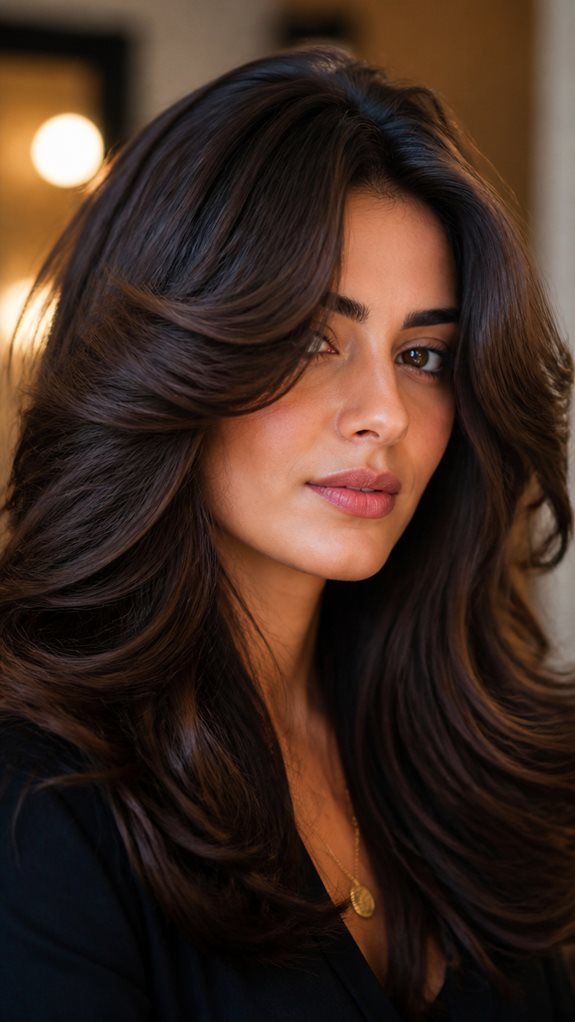 bold voluminous front flicks
