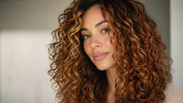 curly hair color inspiration